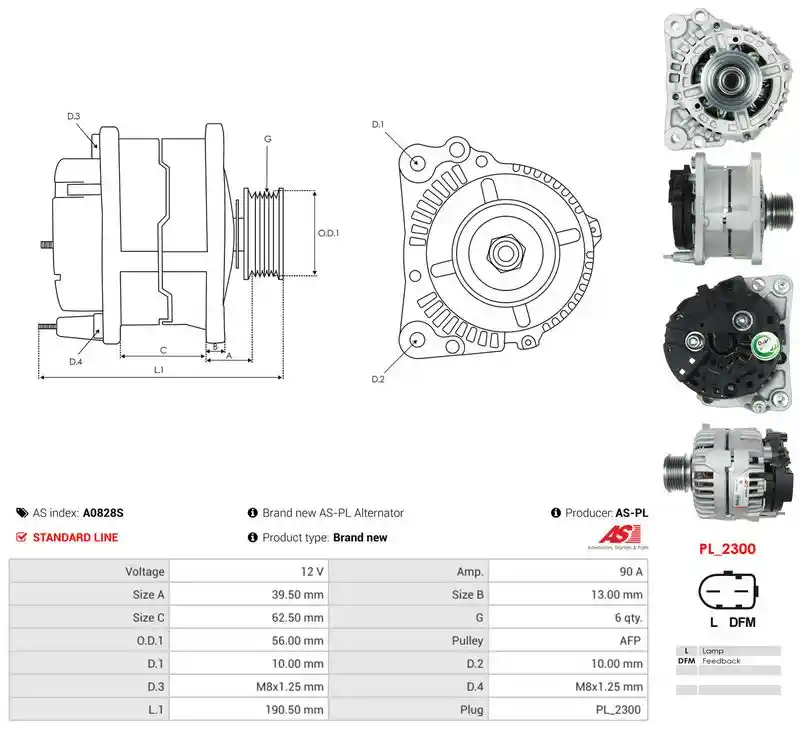 AS-PL A0828S