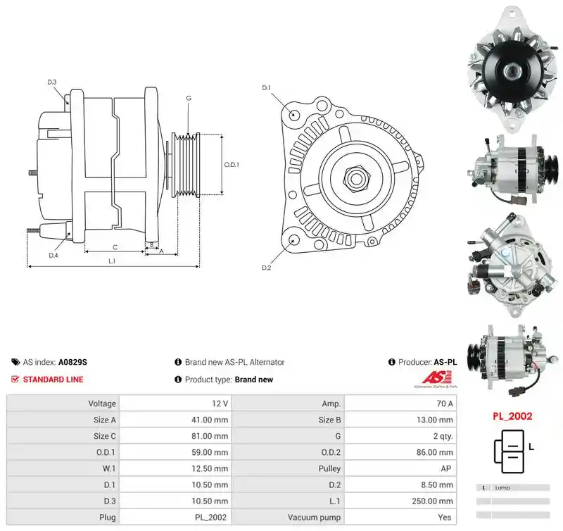 AS-PL A0829S