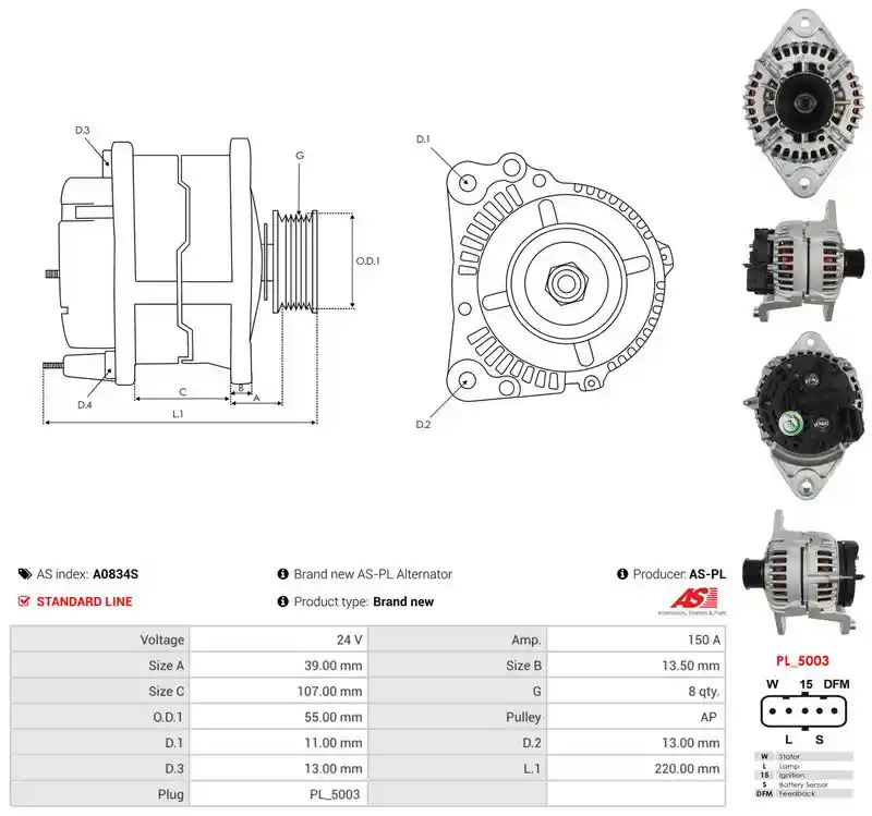 AS-PL A0834S