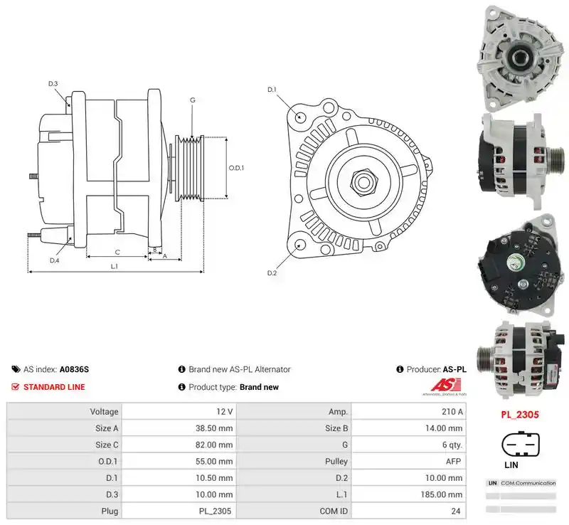 AS-PL A0836S