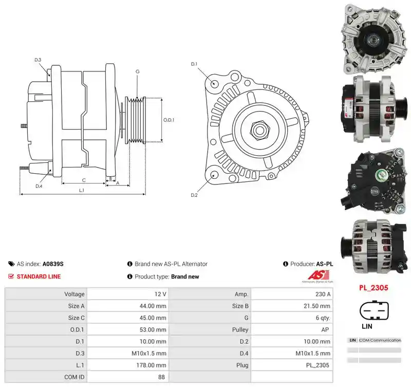 AS-PL A0839S