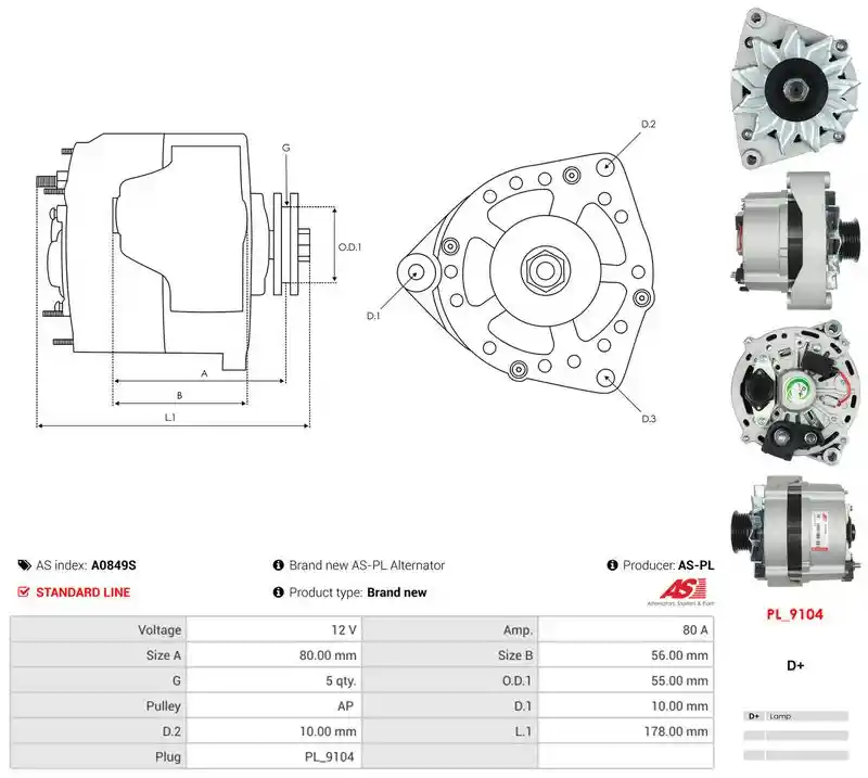 AS-PL A0849S