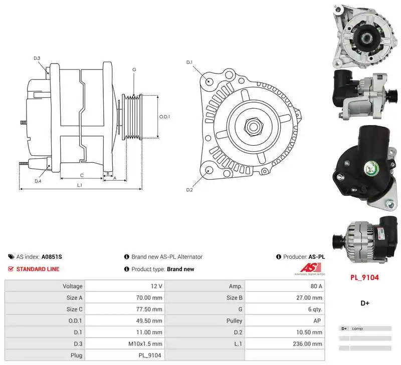 AS-PL A0851S