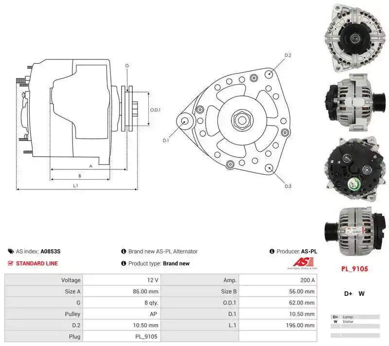 AS-PL A0853S