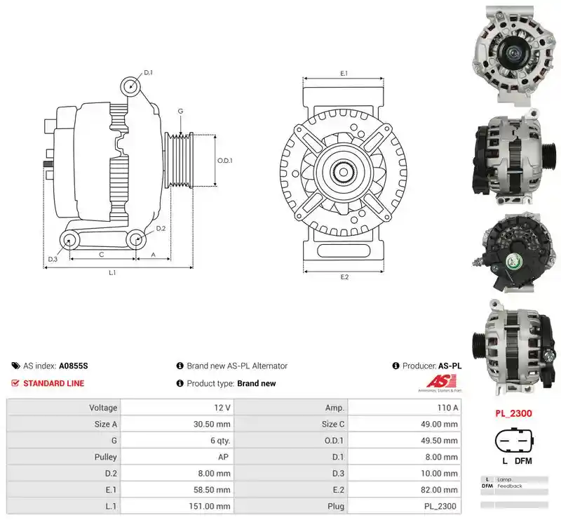 AS-PL A0855S