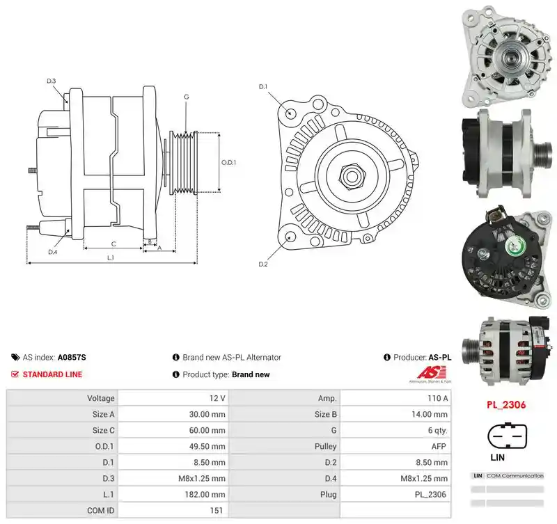 AS-PL A0857S