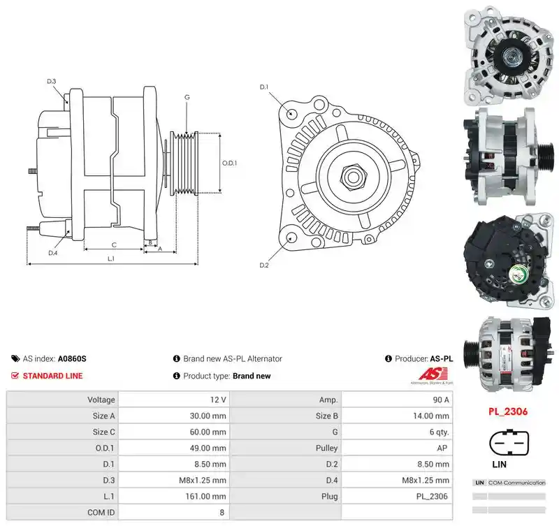 AS-PL A0860S