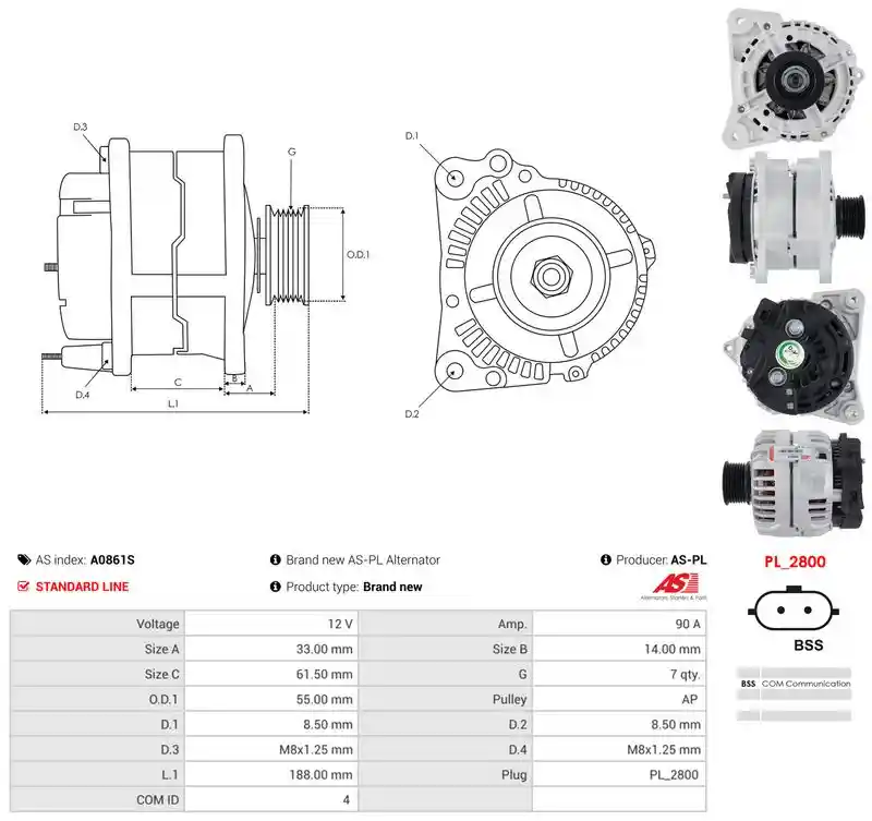 AS-PL A0861S
