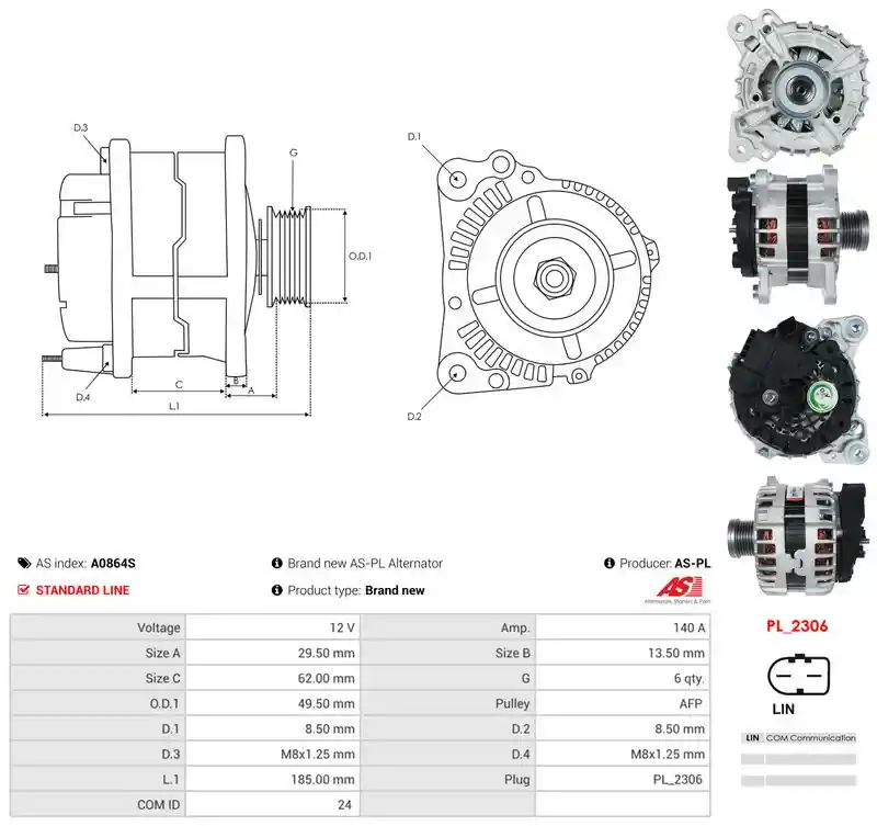 AS-PL A0864S