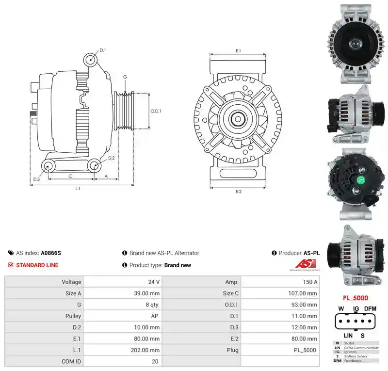 AS-PL A0866S