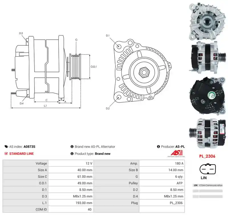 AS-PL A0873S