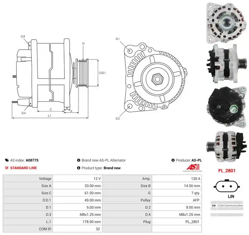AS-PL A0877S