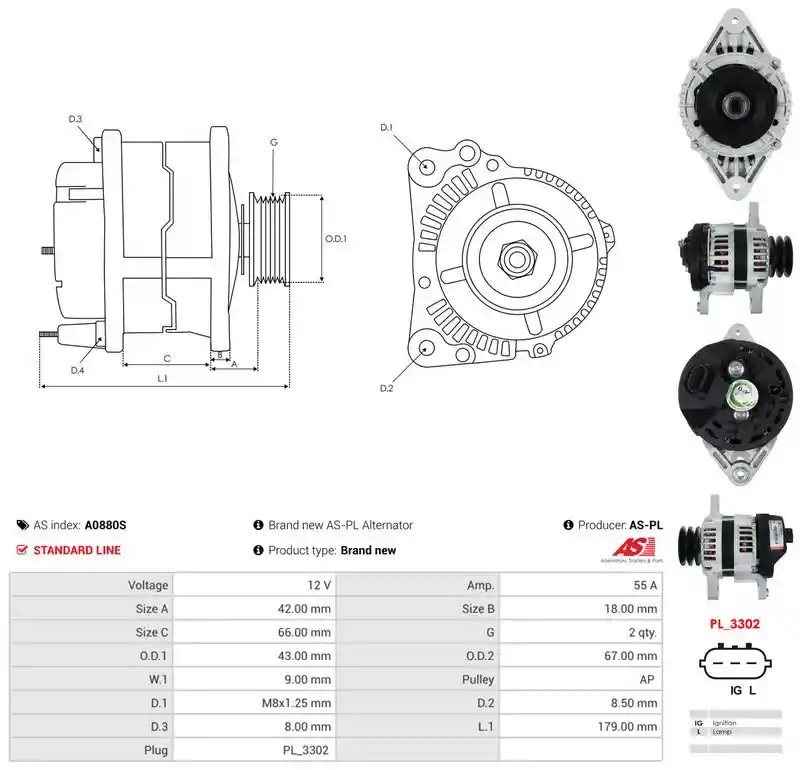 AS-PL A0880S