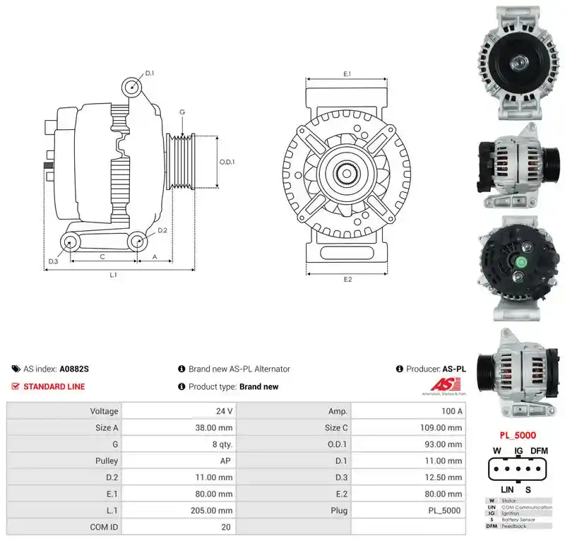 AS-PL A0882S