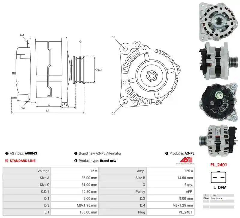 AS-PL A0884S AS-PL A0884S