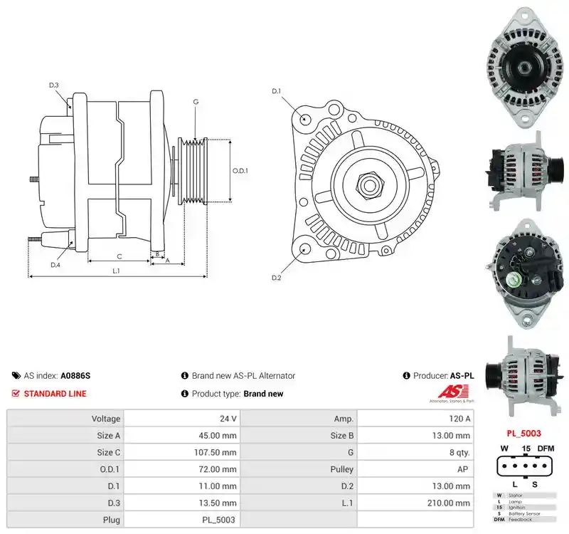 AS-PL A0886S