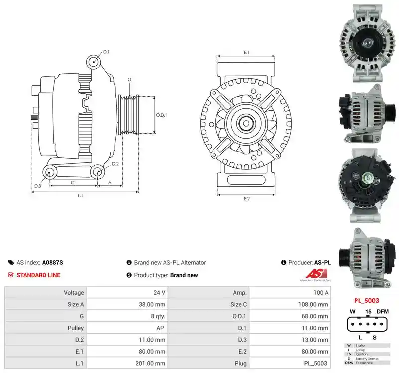 AS-PL A0887S