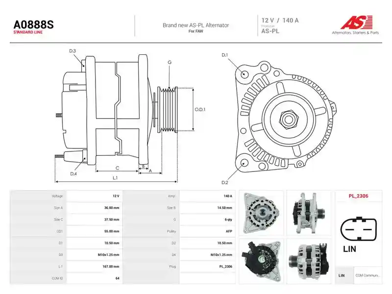 AS-PL A0888S