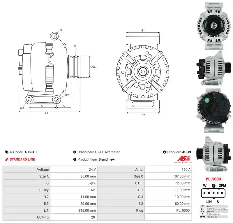 AS-PL A0891S