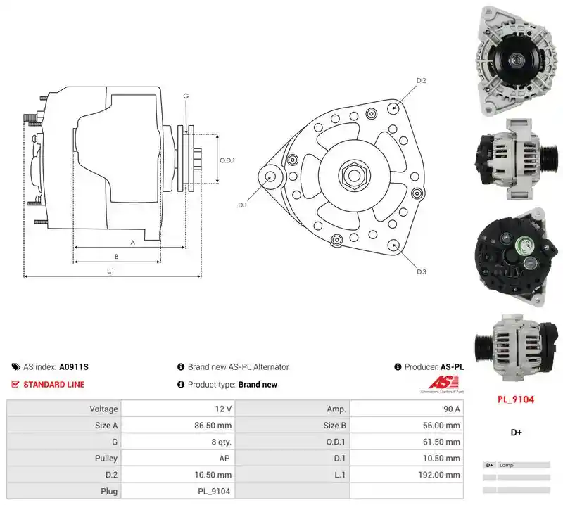 AS-PL A0911S