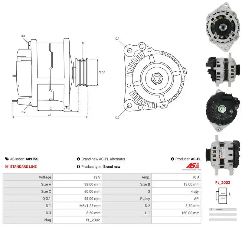 AS-PL A0915S