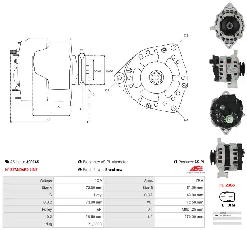 AS-PL A0916S