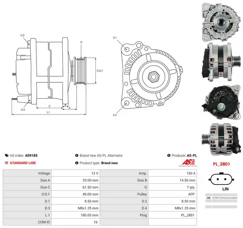 AS-PL A0918S