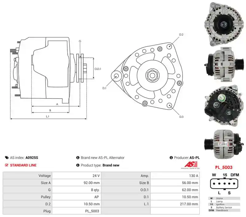 AS-PL A0925S
