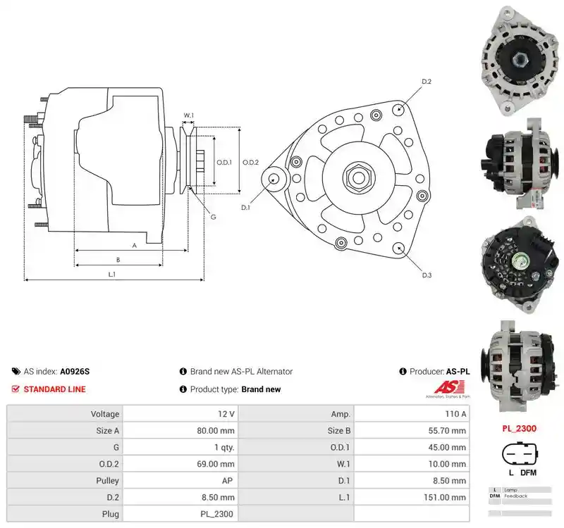 AS-PL A0926S