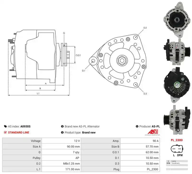 AS-PL A0930S