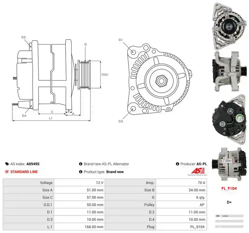 AS-PL A0949S