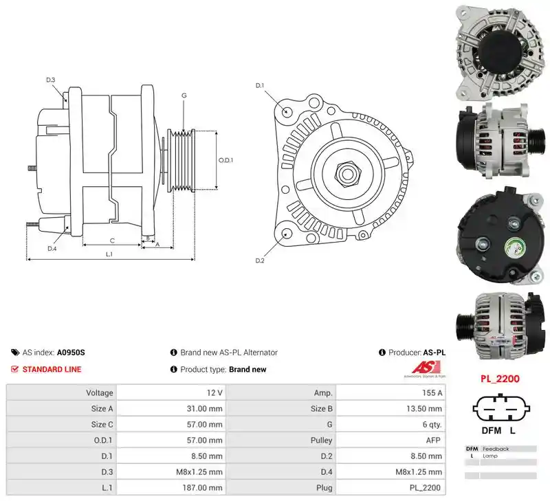 AS-PL A0950S