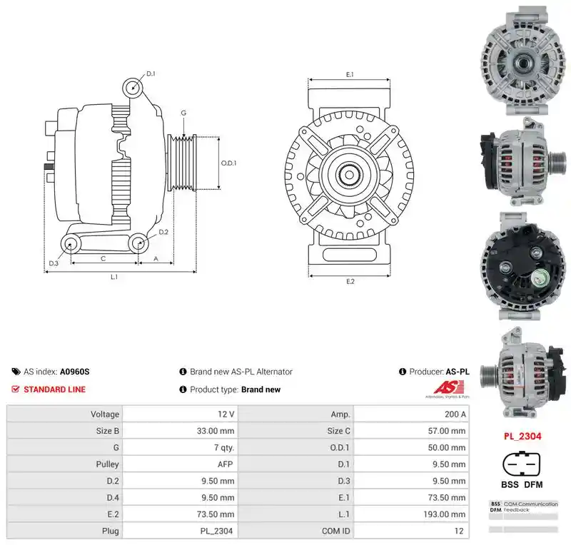 AS-PL A0960S