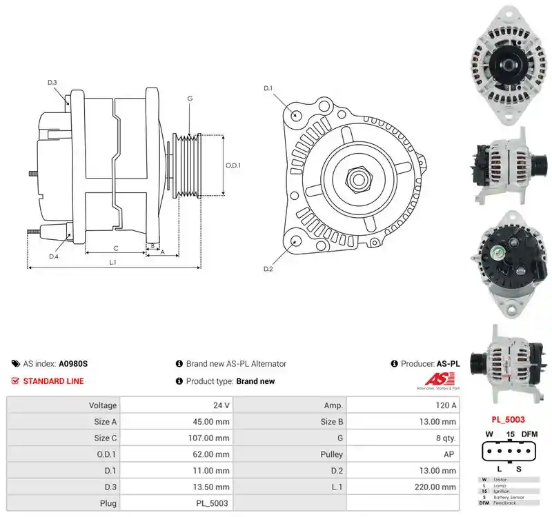AS-PL A0980S