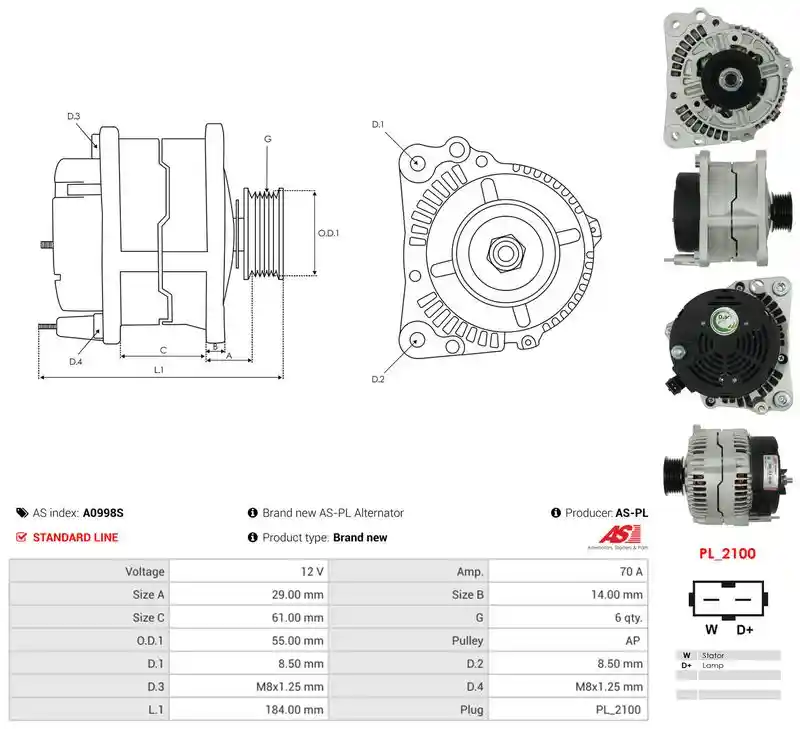 AS-PL A0998S