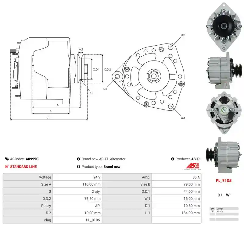 AS-PL A0999S