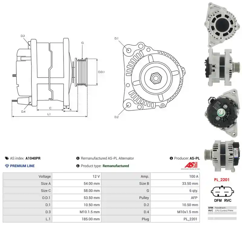 AS-PL A1040PR AS-PL A1040PR