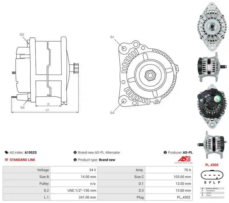 AS-PL A1052S