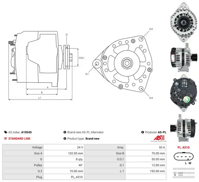 AS-PL A1054S