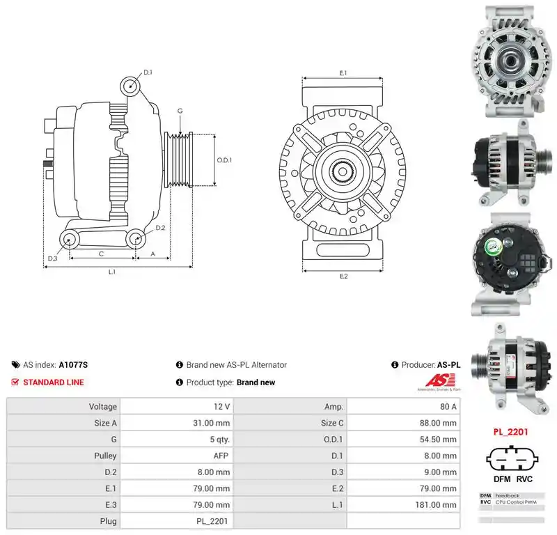 AS-PL A1077S