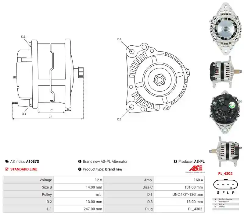 AS-PL A1087S
