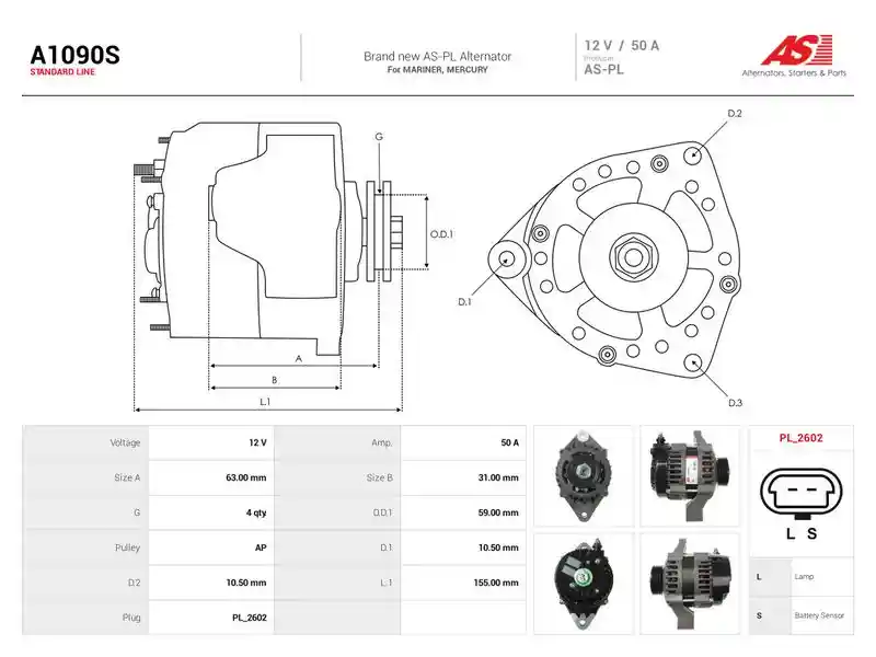 AS-PL A1090S