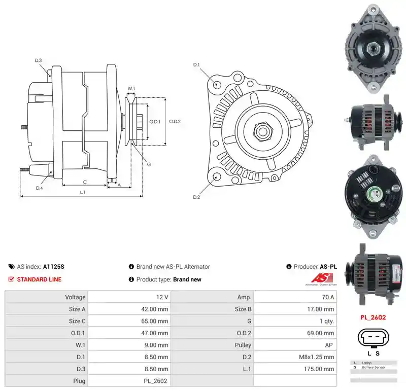 AS-PL A1125S