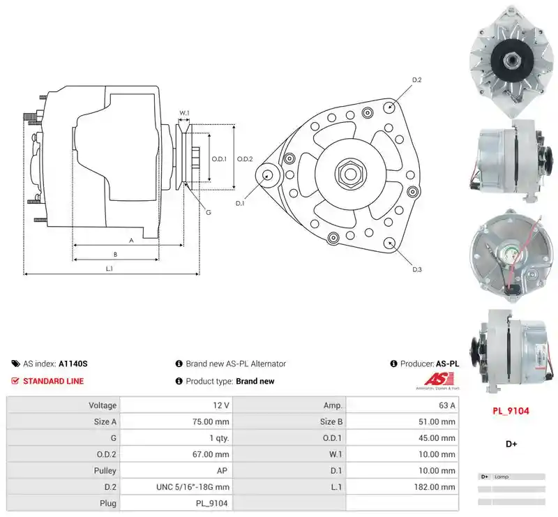 AS-PL A1140S