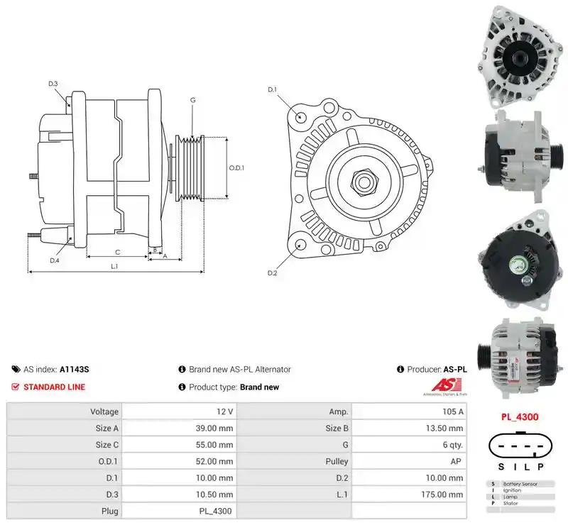 AS-PL A1143S