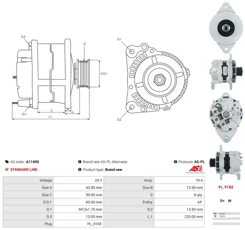 AS-PL A1149S