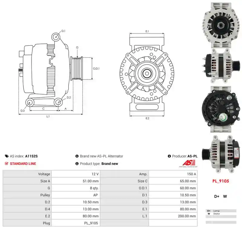 AS-PL A1152S