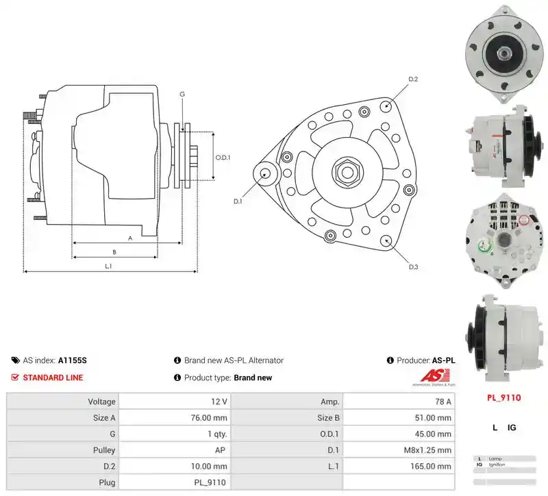 AS-PL A1155S