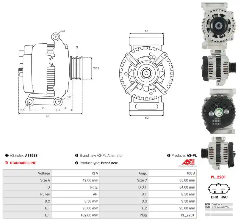 AS-PL A1158S AS-PL A1158S