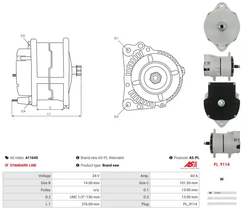 AS-PL A1164S